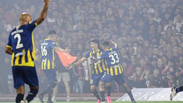 Malcorra anotó el gol del triunfo de Rosario Central ante Newell's.