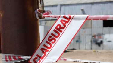 La empresa fue clausurada esta mañana en Catriel. Foto: Gentileza.