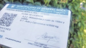 No hay plásticos para renovar licencias de conducir en Roca