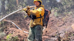 Incendio en el parque Nahuel Huapi: la lluvia no llegó al sector de las llamas, que consumieron casi 600 hectáreas
