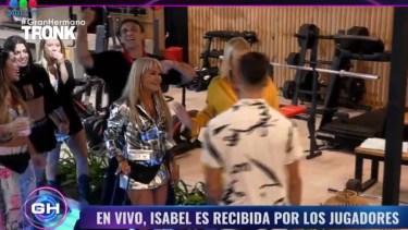 Isabel fue la tercera en reingresar a la Casa de Gran Hermano, junto a Cata y a Joel.-