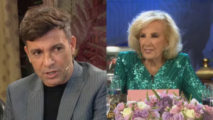 Mirtha Legrand a Martín Bossi: «¿Te llevás mal con Fátima Florez?»