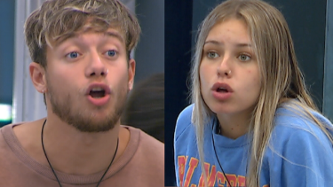 Nacho Castañares y Coti Romero de Gran Hermano, a los besos. 