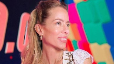 Nicole Neumann muestra parte de su rutina, en pleno embarazo.-