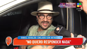 Daniel Osvaldo se enojó con la prensa: «El respeto ustedes no lo conocen»