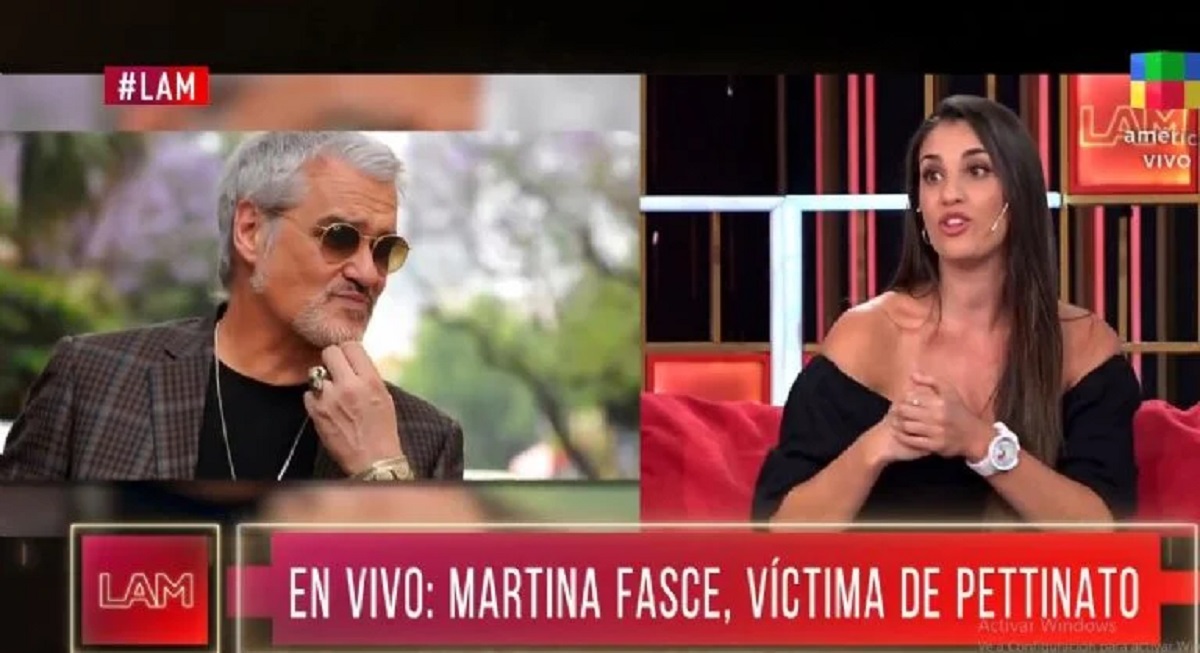 Martina Fasce renunció a su trabajo por los abusos de Roberto Pettinatto.-
