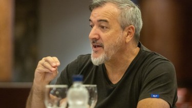 Rodolfo Aguiar comenzó su actividad sindical como delegado de ATE en PAMI Roca. 18 años después lidera el gremio a nivel nacional. Foto: Gentileza