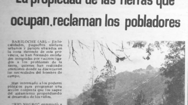 Diario RIO NEGRO &#8211; Lo que publicamos: Tierras para El Manso