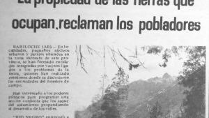 Diario RIO NEGRO – Lo que publicamos: Tierras para El Manso