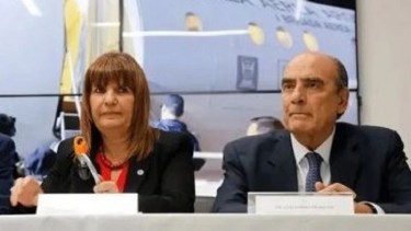 Francos y Bullrich, satisfechos con la votación en Diputados. Foto: Gentileza. 