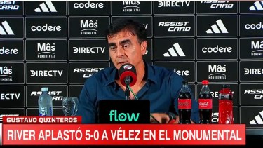 Gustavo Quinteros, tras la derrota por 5-0 ante River.