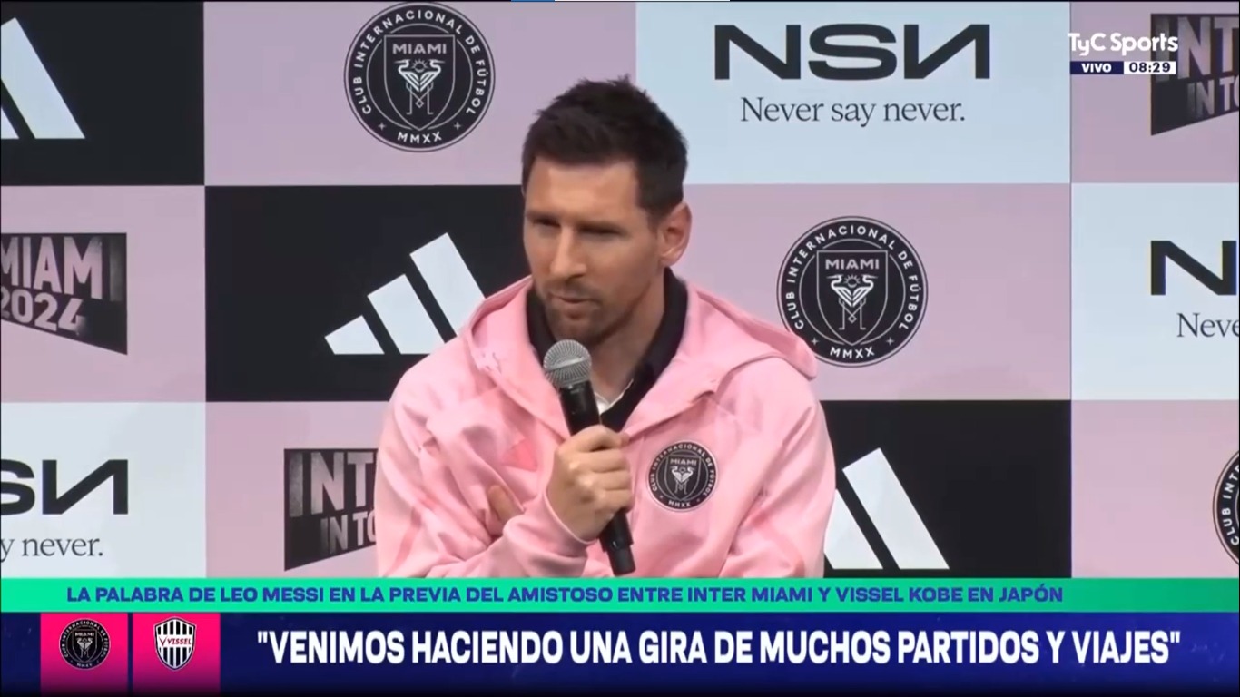 Lionel Messi habló sobre su ausencia en Hong Kong. 