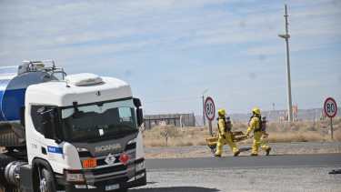 Video | Se levantó el corte en Autovía Norte de Neuquén y así fue el gran simulacro carretero