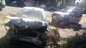 Otro saldo del fin de semana largo: accidente en la Ruta 40, cerca de Villa La Angostura
