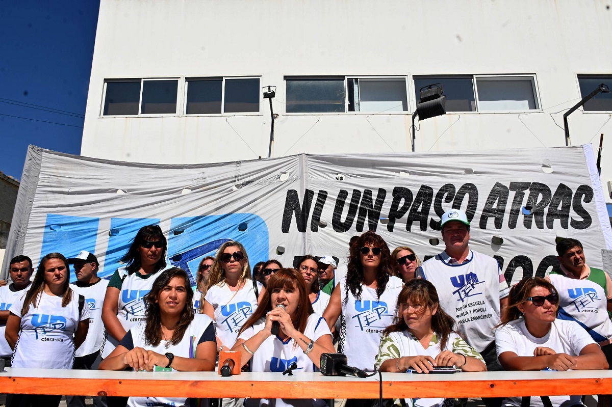 Unter anticipó que si "no hay aumentos", las clases no iniciarán en Río Negro. Foto: Marcelo Ochoa