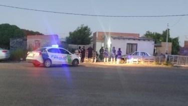 El allanamiento se realizó en una vivienda en inmediaciones al barrio Guido de Viedma. 