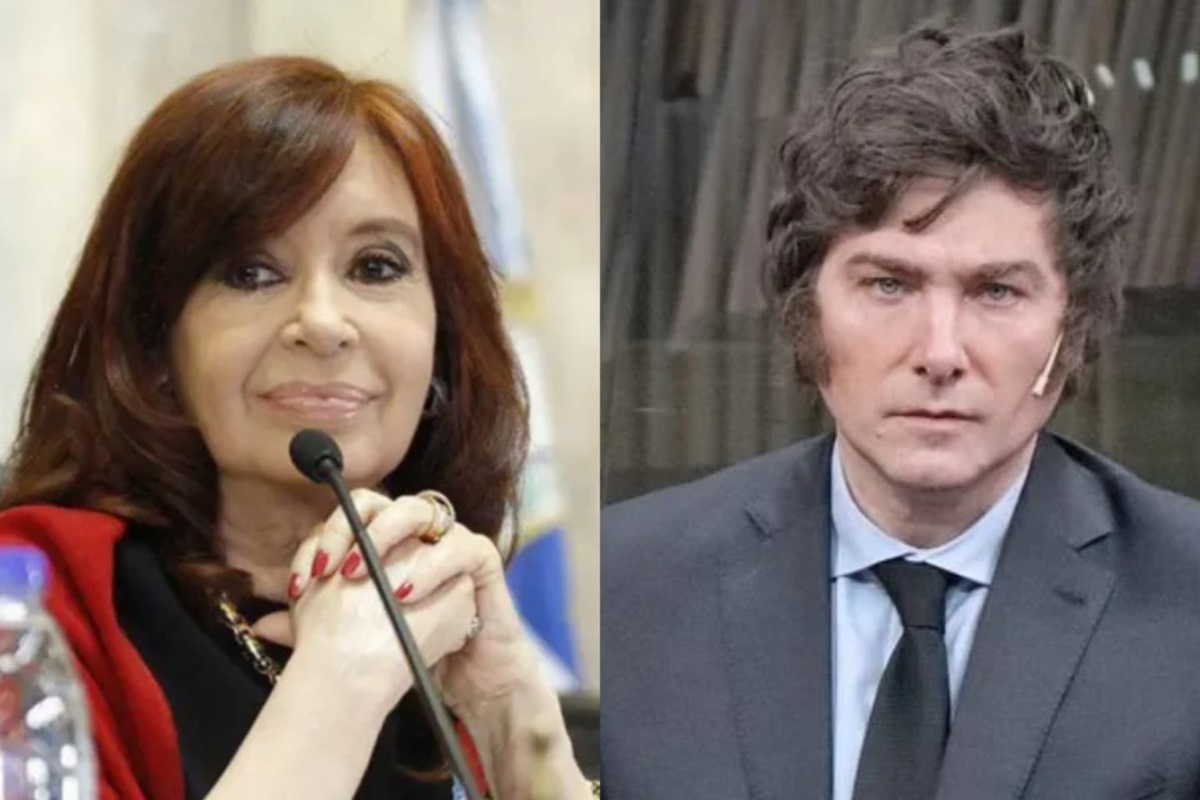 Cristina Kirchner apuntó contra Javier Milei. 