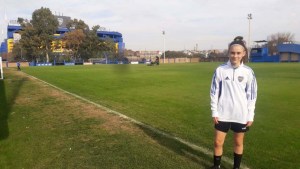 Albertina Sandoval, la jugadora de Río Colorado que gambeteó dificultades y fichó en Boca