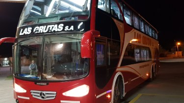 Habrá más colectivos que refuercen el tramo Jacobacci y Bariloche por la Ruta 23. Gentileza