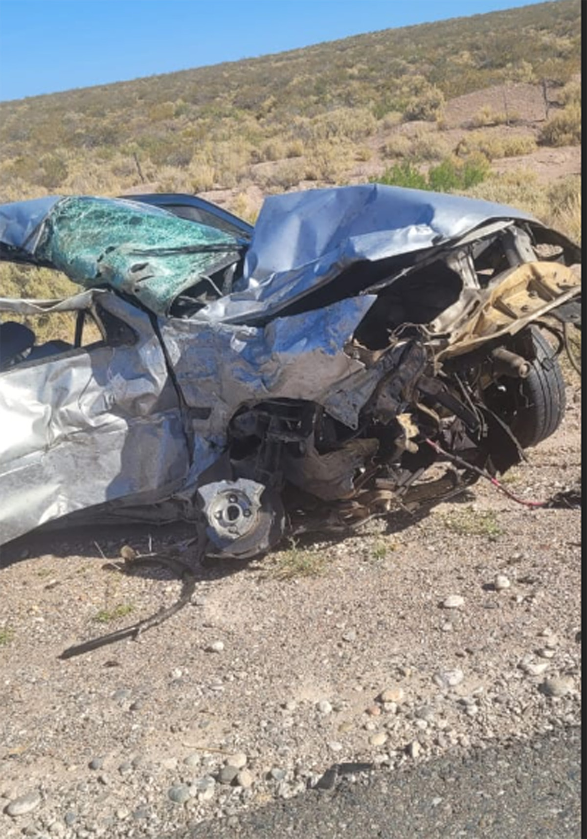 Accidente Ruta 237 El responsable se dio a la fuga y parece que no