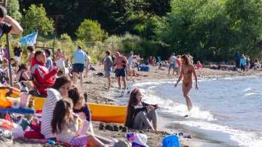 san martin de los andes, enero 2023, lago lolog, playa bonita, patricio rodriguez