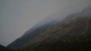 Bariloche tapado de humo: incendio en el parque Nahuel Huapi. Nuevo incendio en Parque Nacional Nahuel Huapi. Foto: Marcelo Martinez 