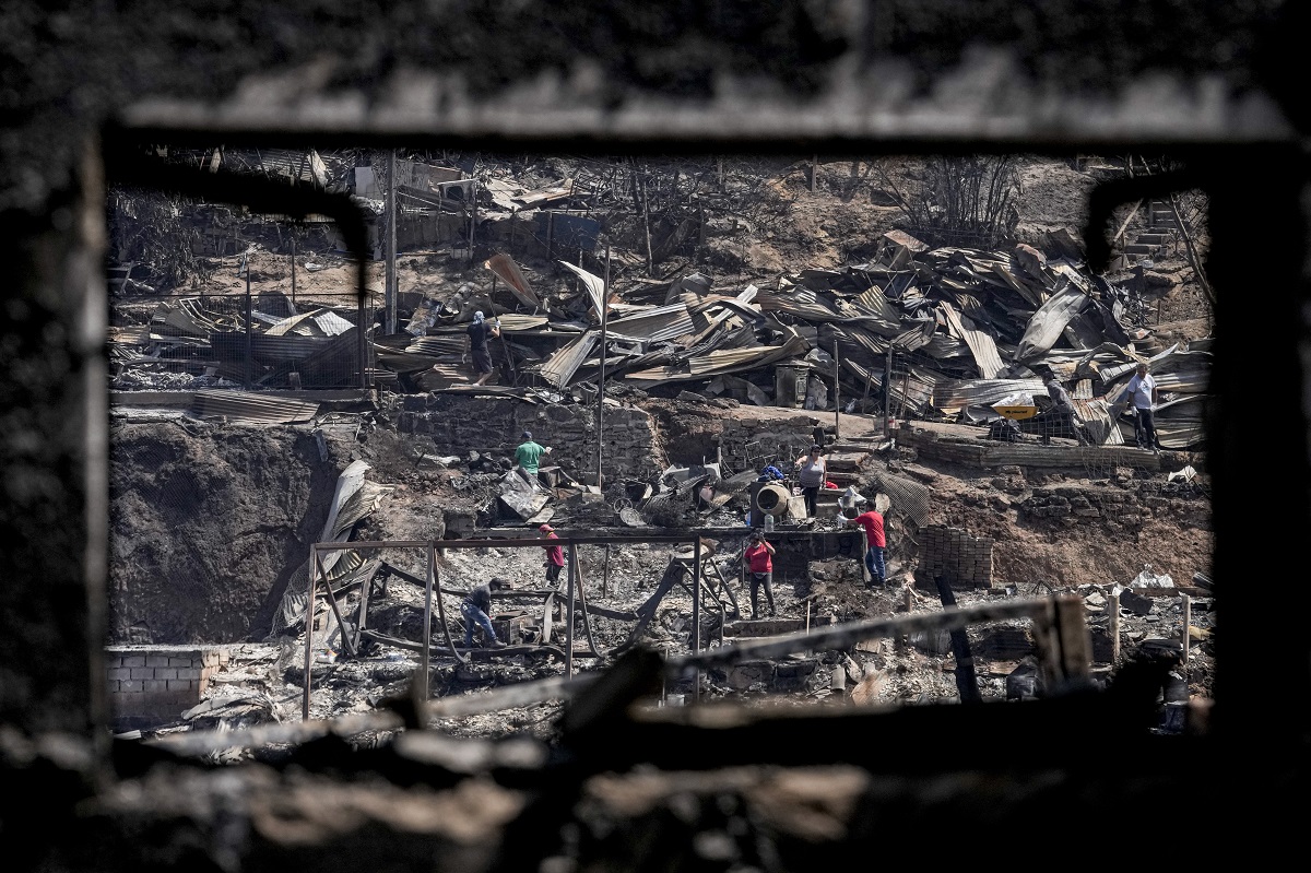 Los lugares de Valparaíso donde el incendio destruyó todo a su paso. 