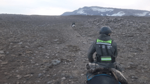 Rescataron a un hombre que se perdió camino al volcán Copahue
