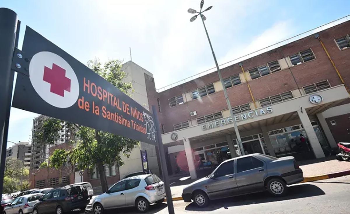 El hospital de Córdoba donde atendieron a la nena. 
