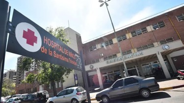 El hospital de Córdoba donde atendieron a la nena. 