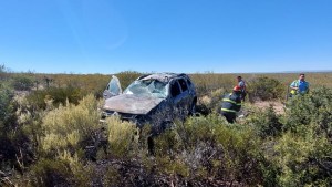 Impactante vuelco en la Ruta 237: viajaba una familia de Buenos Aires que volvía de la cordillera