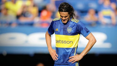 Edinson Cavani quedaría descartado para el debut de Boca en la Copa Libertadores.