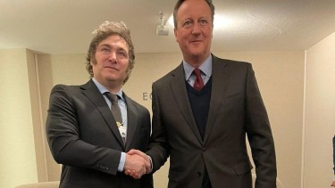 El canciller británico visitará las Islas Malvinas, tras reunirse con Milei. Foto: Archivo.