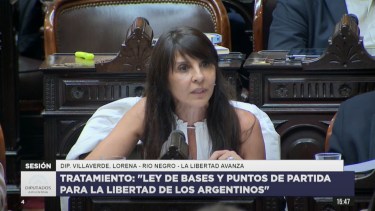 La diputada prometió defender los beneficios de la zona fría. Captura