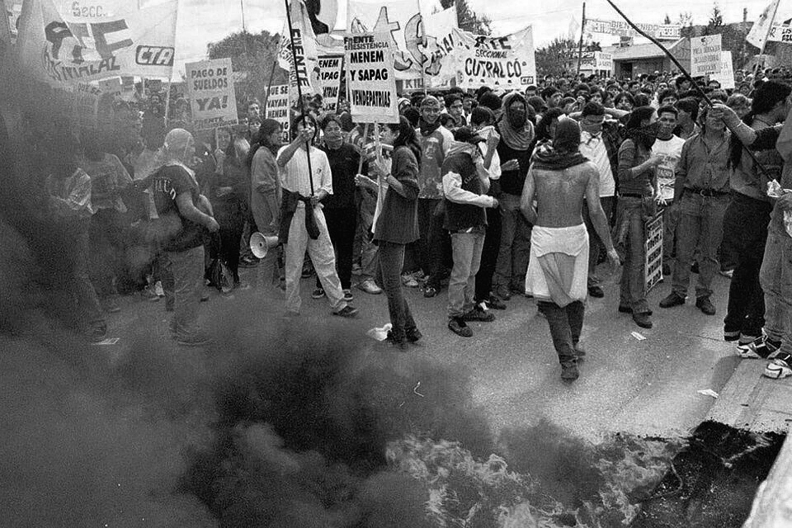 Marzo de 1997 se iniciaba un protesta que terminó con la vida de Teresa Rodríguez. En 2007, murió el docente Carlos Fuentealba. (FOTO: Gentileza museo Paraje Confluencia)