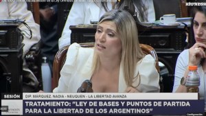 Nadia Márquez sobre Ley Ómnibus: «Quiero agradecerle a los espacios opositores»