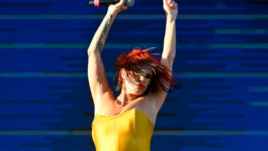 Fabiana Cantilo  enFiesta Nacional de la Confluencia. Foto: Florencia Salto. 