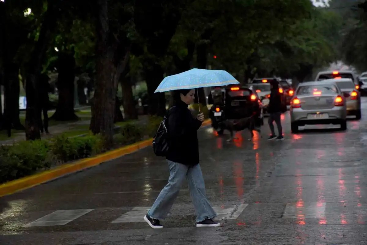 Lluvia en el pronóstico de la región. (Foto archivo Matías Subat)