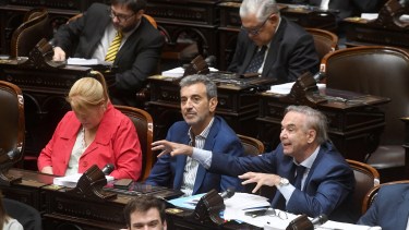 Pichetto protagonizó uno de los discursos de cierre. 