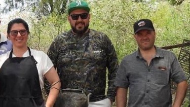 Alina Ruiz, Martín Jaccod Clavero y Carlo Puricelli.