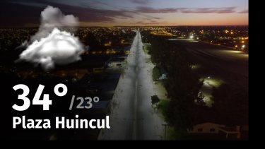 Clima en Plaza Huincul: cuál es el pronóstico del tiempo para hoy miércoles 7 de febrero
