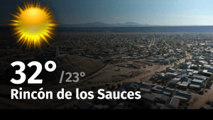 Clima en Rincón de los Sauces: cuál es el pronóstico del tiempo para hoy miércoles 21 de febrero