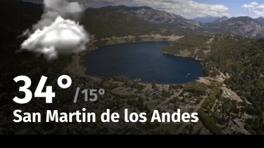 Clima en San Martin de los Andes: cuál es el pronóstico del tiempo para hoy miércoles 14 de febrero