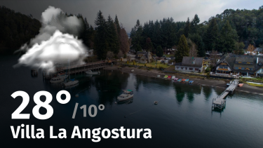 Clima en Villa La Angostura: cuál es el pronóstico del tiempo para hoy martes 13 de febrero