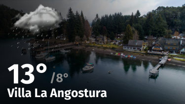 Clima en Villa La Angostura: cuál es el pronóstico del tiempo para hoy jueves 22 de febrero