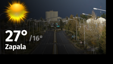 Clima en Zapala: cuál es el pronóstico del tiempo para hoy viernes 9 de febrero