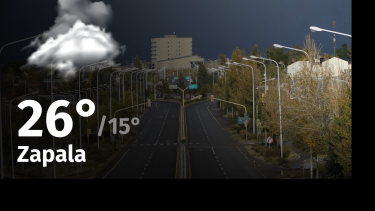 Clima en Zapala: cuál es el pronóstico del tiempo para hoy domingo 25 de febrero