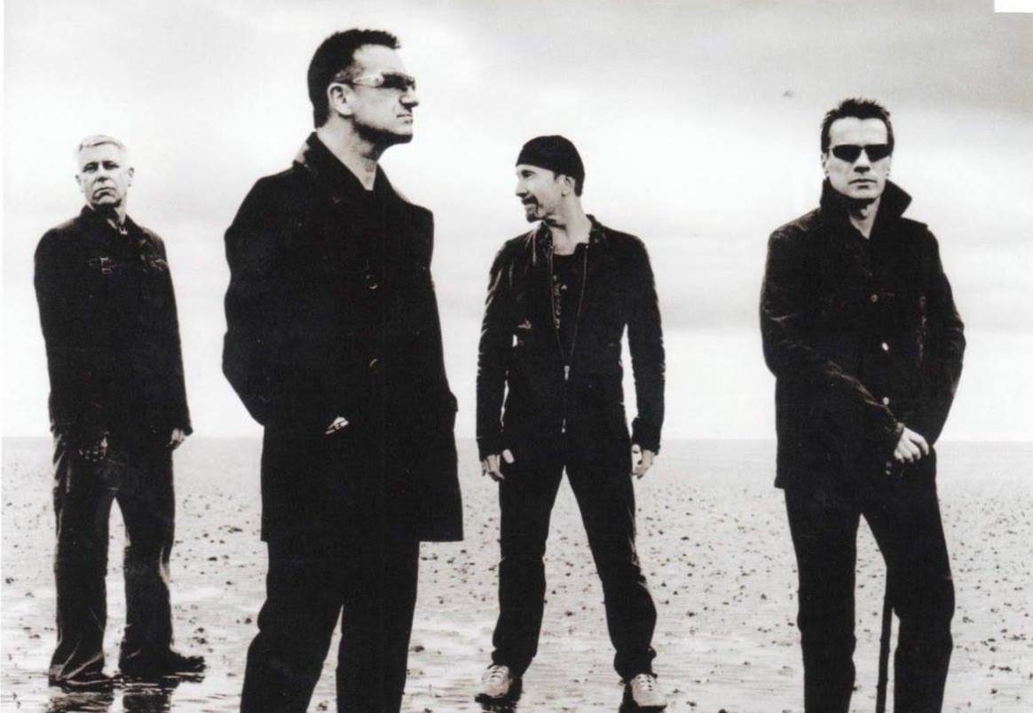 Los U2 del 2009. Adam Clayton, Bono, The Edge y larry Mullen Jr. (Foto: Anton Corbijn)
