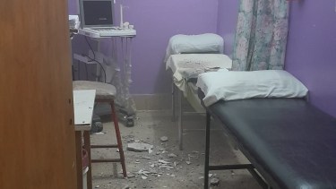 Video: se inundó la sala de Maternidad del hospital de Bariloche