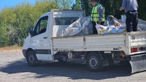 Robo de cables: transportaba más de 1000 kilos de cobre y bronce en una camioneta, fue detenido en Centenario